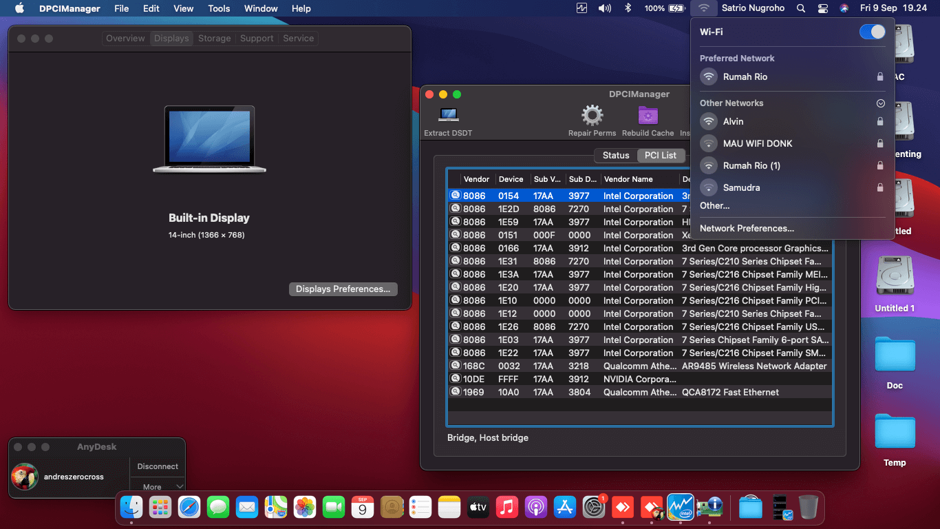 Lenovo G400S [Haswell   Intel HD 4000 + PS2]   OpenCore 1